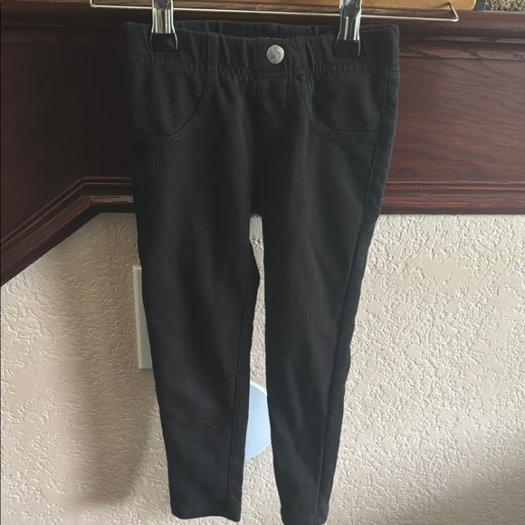 Joes Jeans Kids Solid Black Denim Casual Style Leggings for Every Day Wear Used - Picture 1 of 5